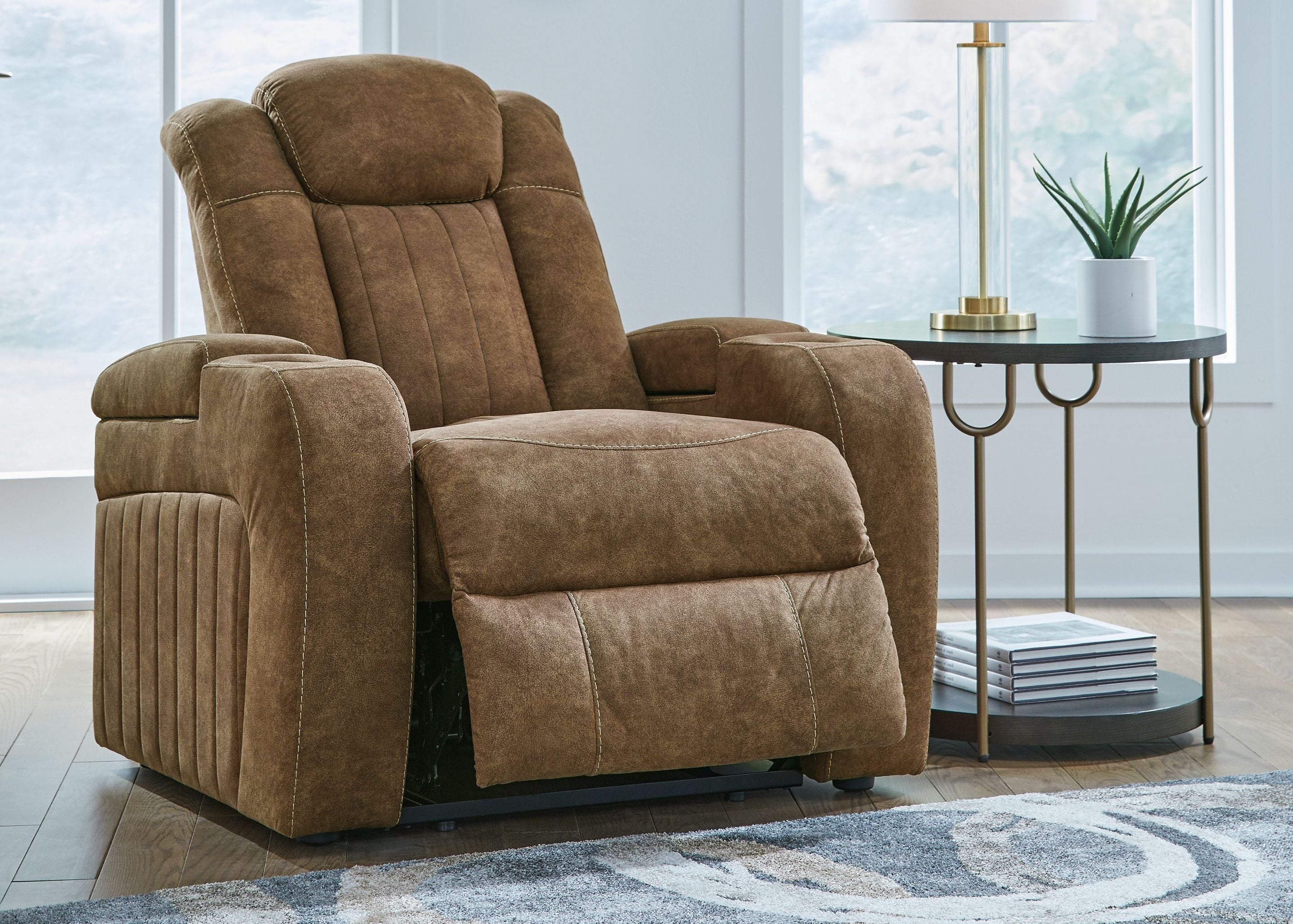 Wolfridge Power Recliner - Brindle – view 2