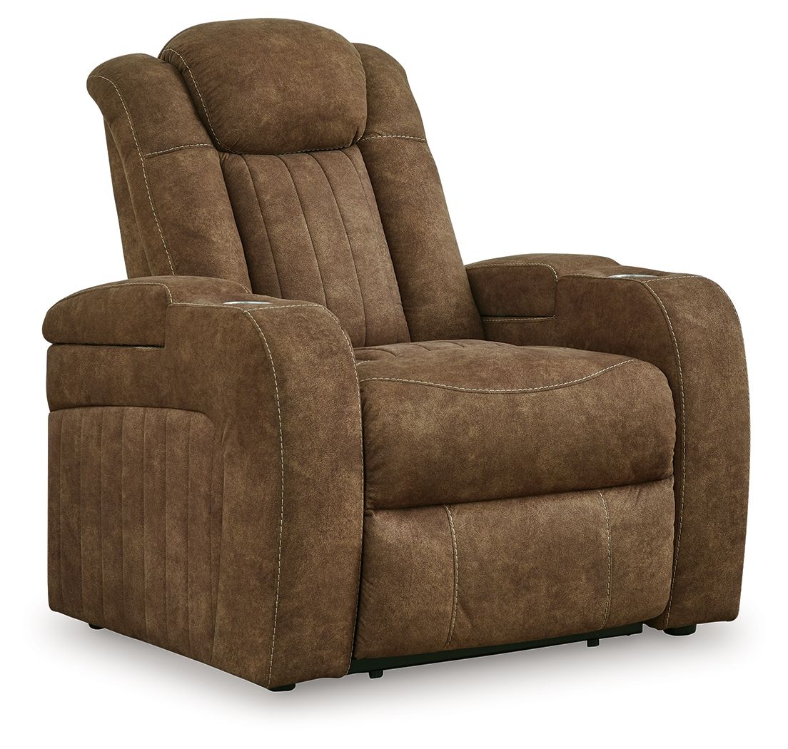 Wolfridge Power Recliner - Brindle